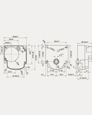 Zone Valve Synchron Motor 24V Synchron Valve Motor For Zone Control Valves