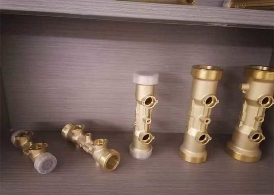 1.6Mpa Digital Ultrasonic Brass Flow Meter Tube With CNC Lathes