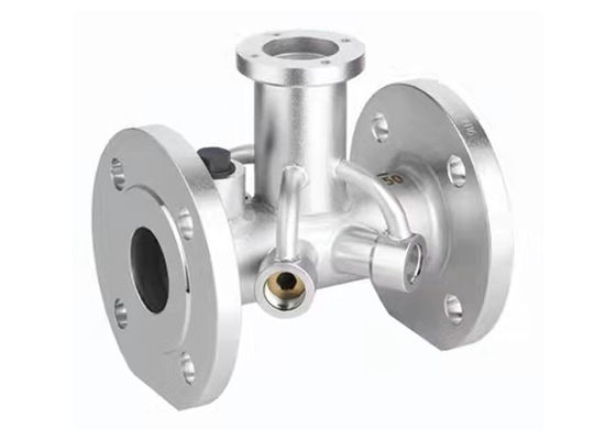 Expoxy Painted DN100 Stainless Water Meter Housing PN16 Dual Channel