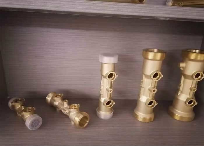 1.6Mpa Digital Ultrasonic Brass Flow Meter Tube With CNC Lathes